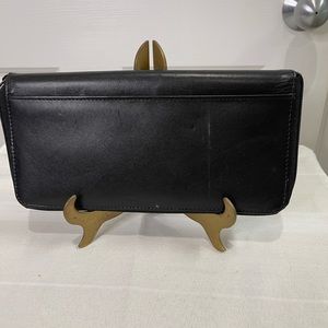 Leather travelers zipper case to hold all important travel documents by Dope